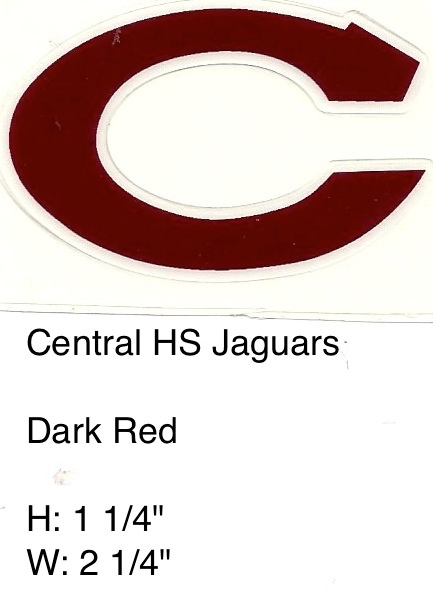 Central Jaguars HS 1986-1990 (TX) Maroon C